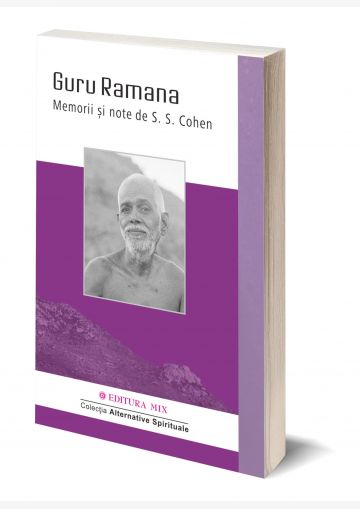 Coperta 3D a cărții "Guru Ramana. Memorii și note"